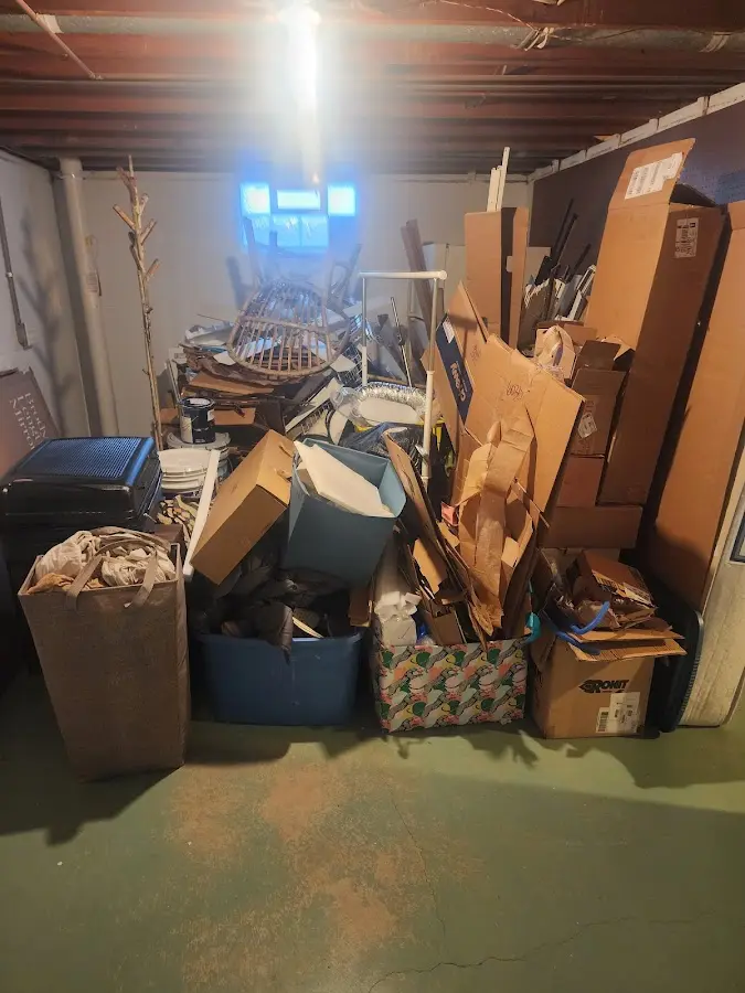 Roll-off dumpster container at job site for Yard Waste Dumpster Rental in Chandler